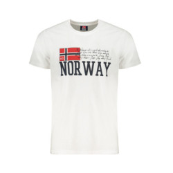 NORVÈGE 1963 T-SHIRT BLANC À MANCHES COURTES HOMME