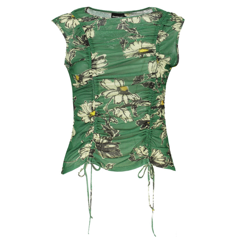 DÉBARDEUR DESIGUAL VERT FEMME