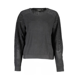 PULL DESIGUAL NOIR FEMME