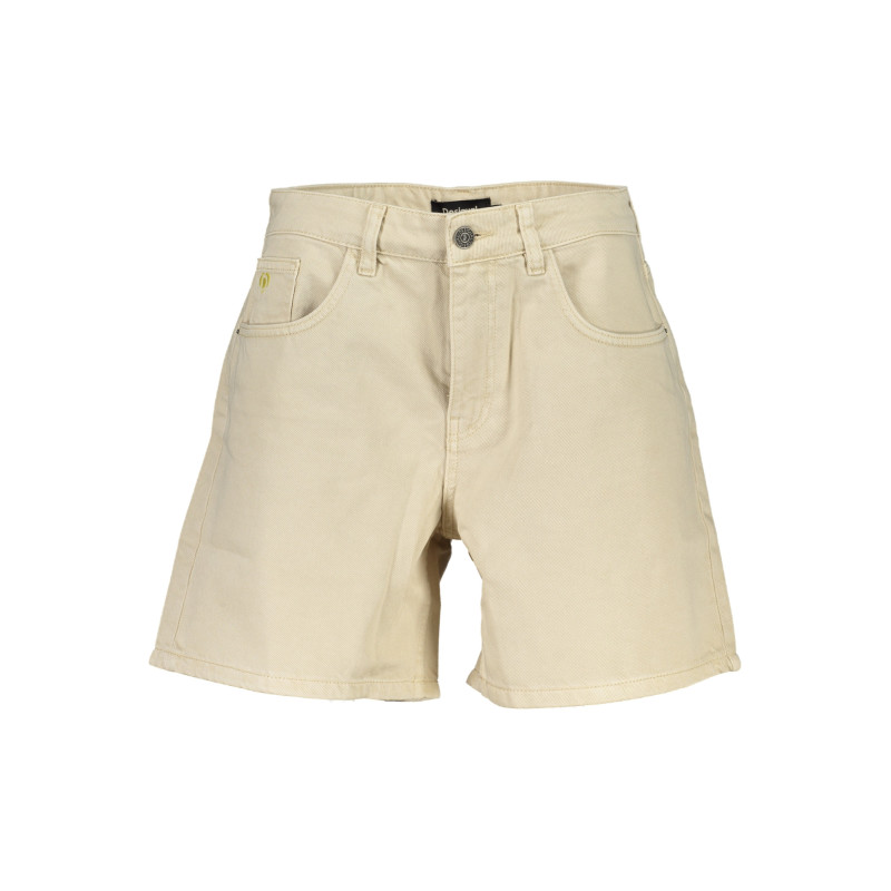 DESIGUAL JEANS SHORT FEMME BEIGE