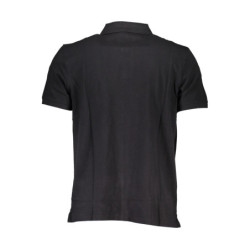 TIMBERLAND MEN'S BLACK SHORT SLEEVED POLO SHIRT