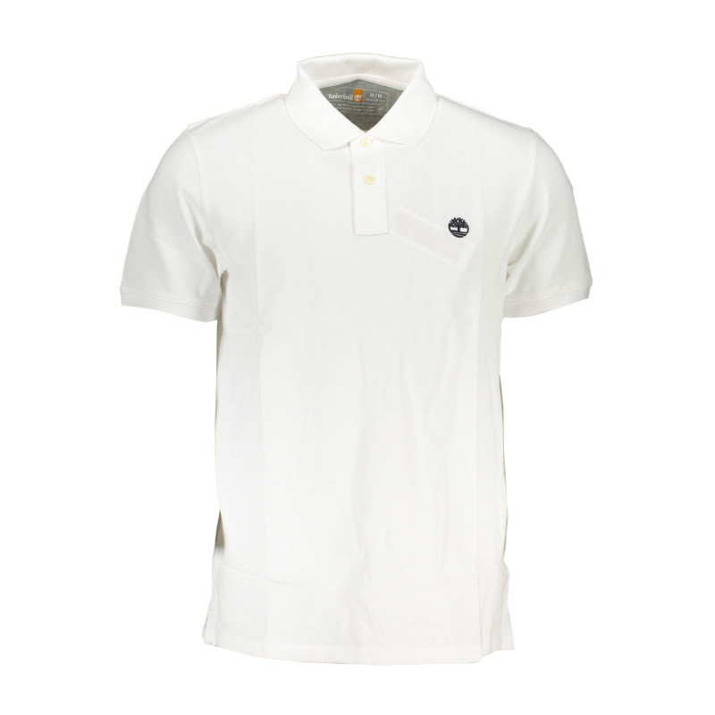 TIMBERLAND POLO HOMME BLANC MANCHES COURTES