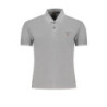 NAPAPIJRI POLO HOMME GRIS À MANCHES COURTES