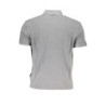 NAPAPIJRI MEN'S GRAY SHORT SLEEVED POLO SHIRT