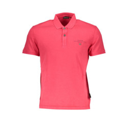 NAPAPIJRI MEN'S SHORT SLEEVED POLO SHIRT PINK