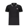 FILA POLO NOIR MANCHES COURTES HOMME