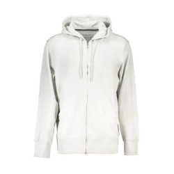 CALVIN KLEIN MEN'S GRAY ZIP SWEATSHIRT