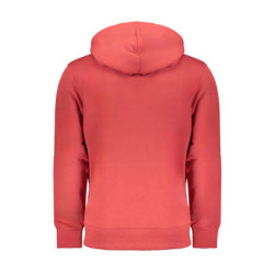 CALVIN KLEIN MEN'S RED ZIP-OUT SWEATSHIRT
