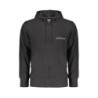 CALVIN KLEIN MEN'S BLACK ZIP SWEATSHIRT
