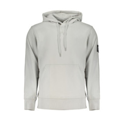 CALVIN KLEIN MEN'S GRAY ZIPLESS SWEATSHIRT