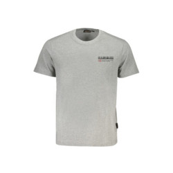 NAPAPIJRI T-SHIRT MANCHES COURTES HOMME GRIS