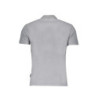 NAPAPIJRI MEN'S GRAY SHORT SLEEVED POLO SHIRT