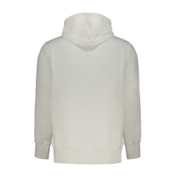 CALVIN KLEIN MEN'S WHITE ZIPLESS SWEATSHIRT