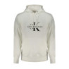CALVIN KLEIN MEN'S WHITE ZIPLESS SWEATSHIRT