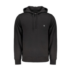 CALVIN KLEIN MEN'S BLACK ZIPLESS SWEATSHIRT