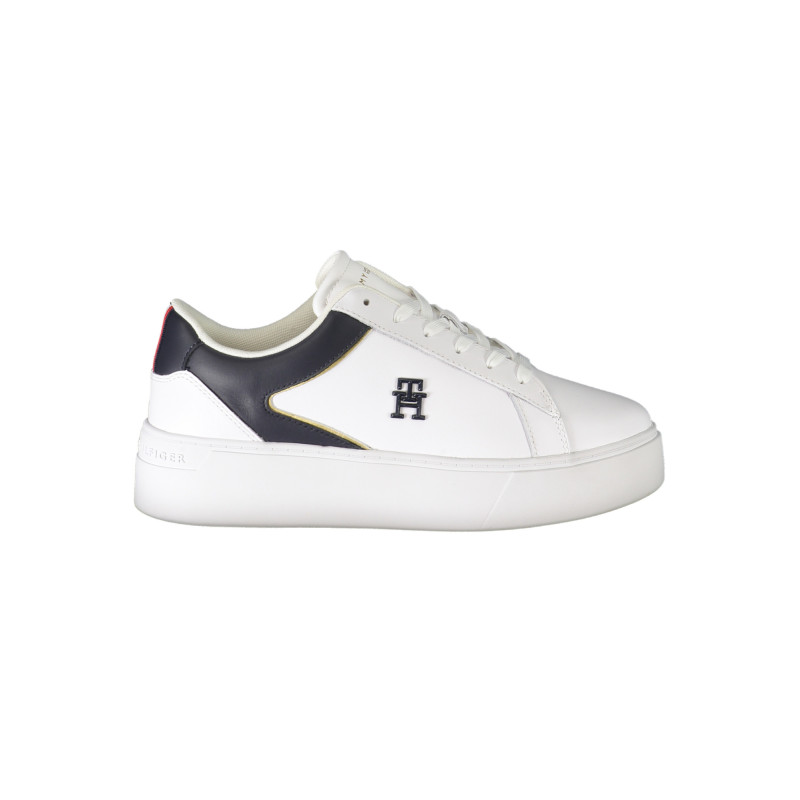 TOMMY HILFIGER WHITE WOMEN'S SPORTS SHOES