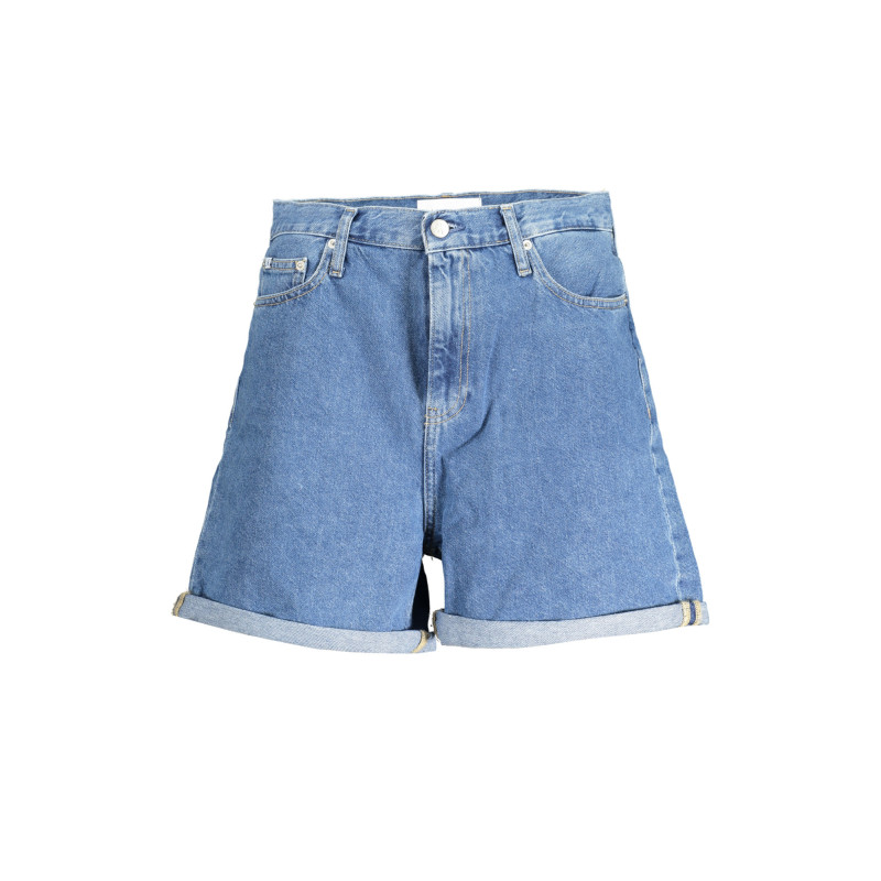 CALVIN KLEIN JEANS SHORT FEMME BLEU