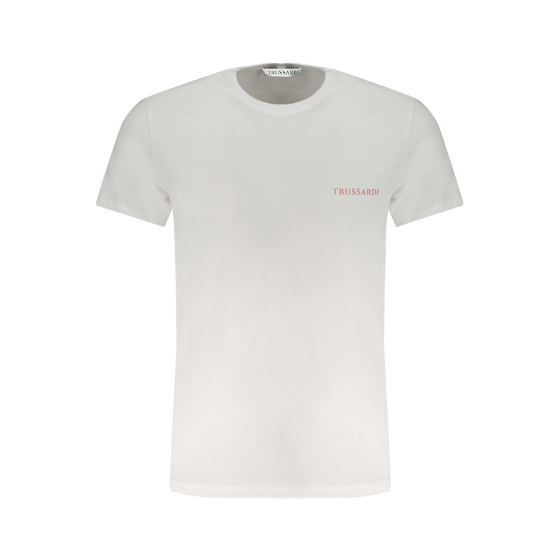 TRUSSARDI SHORT SLEEVED T-SHIRT MEN'S WHITE