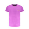 TRUSSARDI PURPLE MEN'S SHORT SLEEVE T-SHIRT