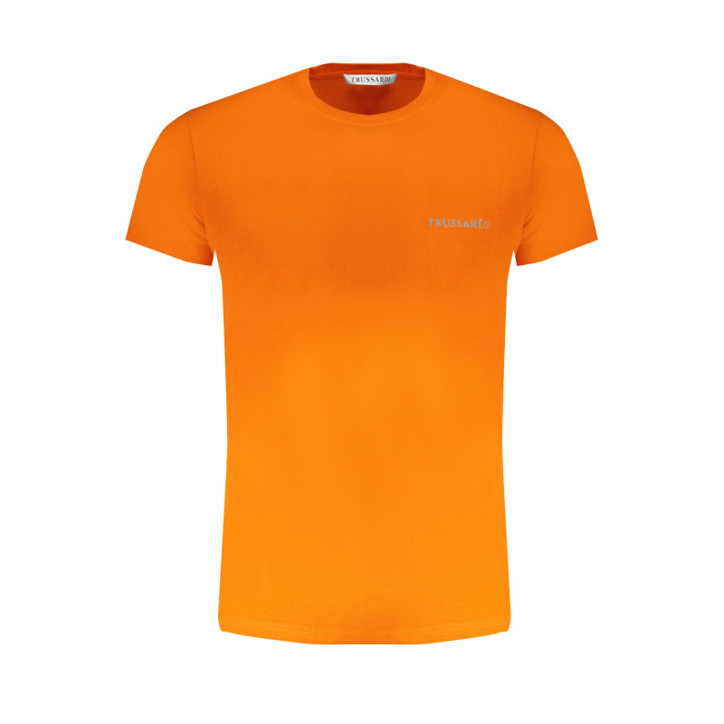 TRUSSARDI MEN'S SHORT SLEEVE T-SHIRT ORANGE