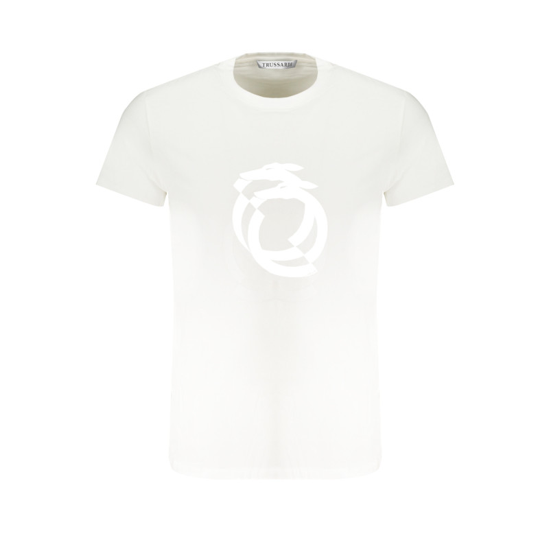 TRUSSARDI T-SHIRT À MANCHES COURTES HOMME BLANC