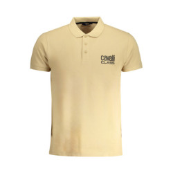 CAVALLI CLASS POLO MANCHES COURTES HOMME BEIGE