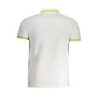 CAVALLI CLASS MEN'S WHITE SHORT SLEEVED POLO SHIRT