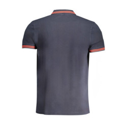 CAVALLI POLO MANCHES COURTES HOMME CLASS BLEU