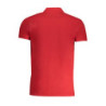 CAVALLI CLASS MEN'S SHORT SLEEVED POLO SHIRT RED