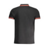 CAVALLI CLASS MEN'S SHORT SLEEVED POLO SHIRT BLACK