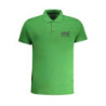 POLO HOMME CAVALLI CLASS VERT MANCHES COURTES