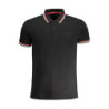 CAVALLI CLASS MEN'S SHORT SLEEVED POLO SHIRT BLACK
