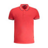 CAVALLI CLASS MEN'S SHORT SLEEVED POLO SHIRT RED