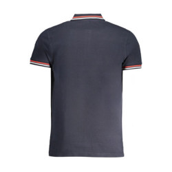 CAVALLI CLASS MEN'S SHORT SLEEVED POLO SHIRT BLUE