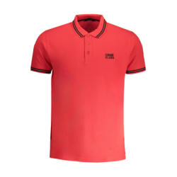 CAVALLI POLO MANCHES COURTES HOMME CLASS ROUGE
