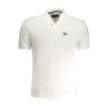 LA MARTINA MEN'S WHITE SHORT SLEEVED POLO SHIRT