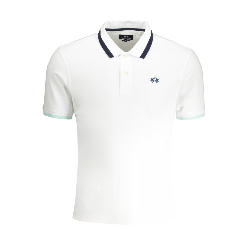 POLO HOMME BLANC À MANCHES COURTES LA MARTINA