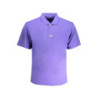 LA MARTINA PURPLE MEN'S SHORT SLEEVED POLO SHIRT