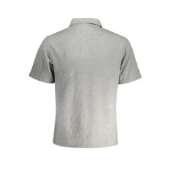 LA MARTINA MEN'S GRAY SHORT SLEEVED POLO SHIRT