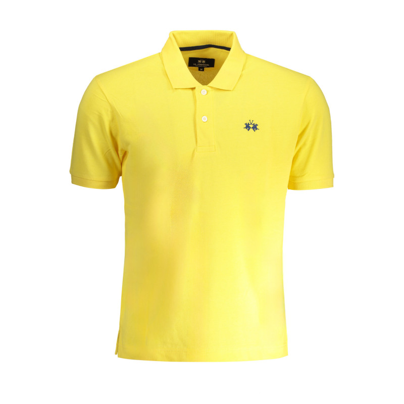 POLO MANCHES COURTES HOMME LA MARTINA JAUNE