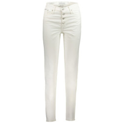 CALVIN KLEIN JEAN EN DENIM FEMME BLANC