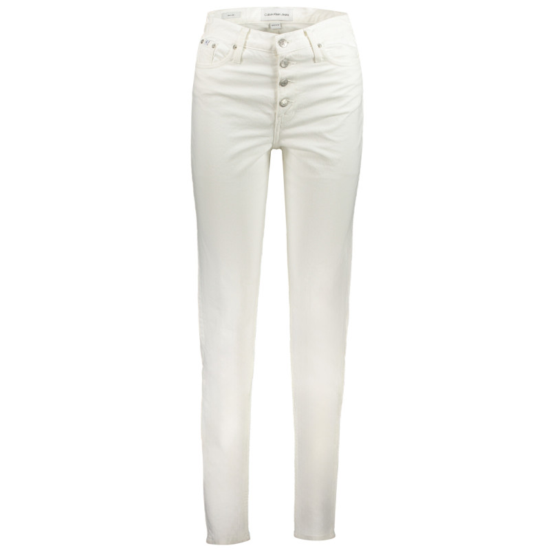 CALVIN KLEIN WOMEN'S DENIM JEANS WHITE
