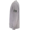 CALVIN KLEIN MEN'S GRAY ZIPLESS SWEATSHIRT