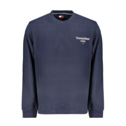 SWEAT-SHIRT SANS FERMETURE ÉCLAIR BLEU TOMMY HILFIGER POUR HOMMES