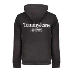 SWEAT-SHIRT SANS FERMETURE ÉCLAIR NOIR TOMMY HILFIGER POUR HOMMES