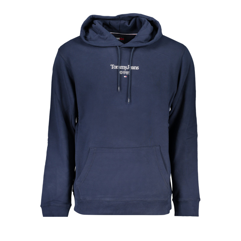 SWEAT-SHIRT SANS FERMETURE ÉCLAIR BLEU TOMMY HILFIGER POUR HOMMES