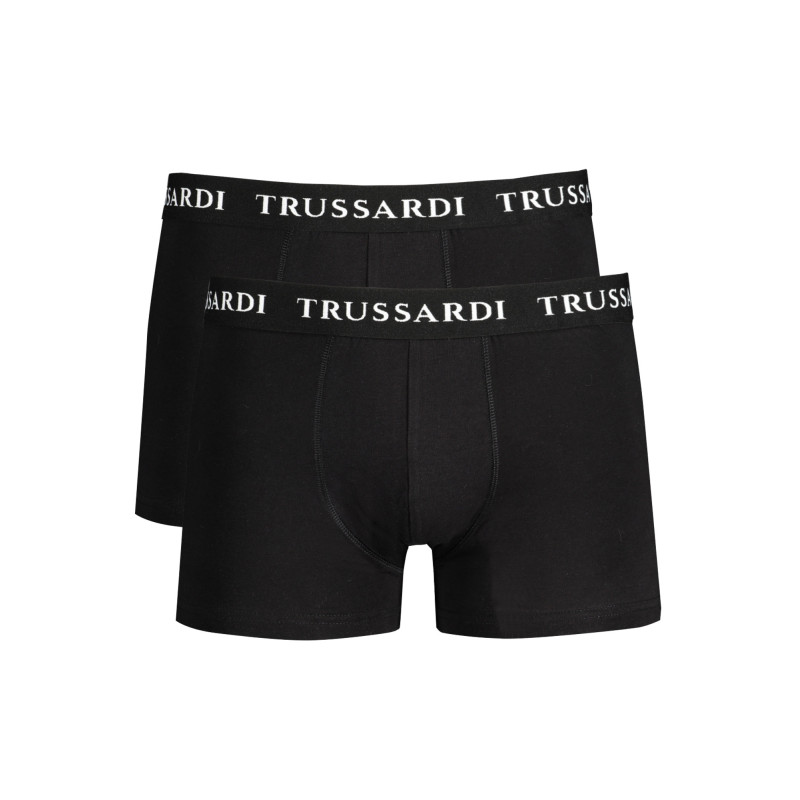 TRUSSARDI MEN'S BLACK BOXER