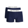 TRUSSARDI MEN'S BLUE BOXER