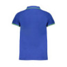 NORWAY 1963 MEN'S BLUE SHORT SLEEVE POLO SHIRT