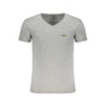 T-SHIRT HOMME ERONAUTICA MILITARE GRIS À MANCHES COURTES
